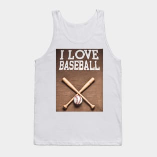 Eat Sleep Baseball Repeat Baseball Player Funny Baseball Tank Top